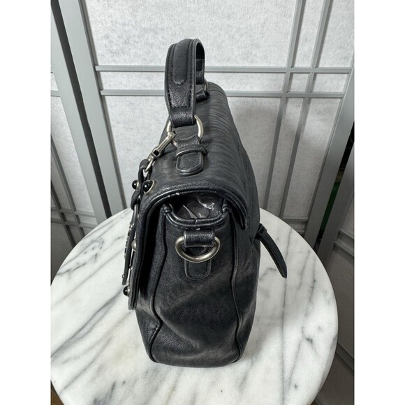 Jessica Simpson Skye FLP Xbody Tote Crossbody Bag Santori/Black Beaded Studded - Picture 4 of 11